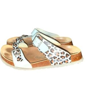Birkenstock  Betula Leopard / Cheetah Double Strap Sandals